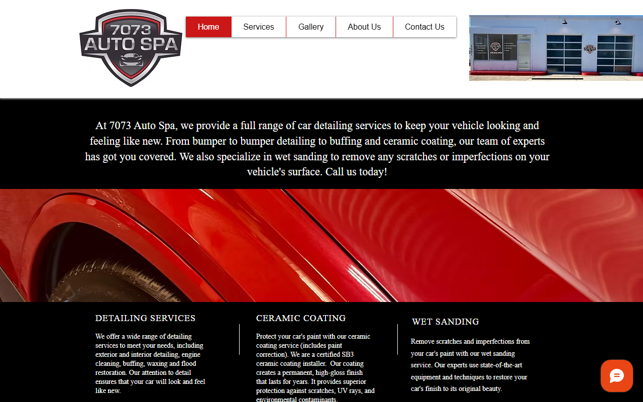 7073autospa.com screenshot