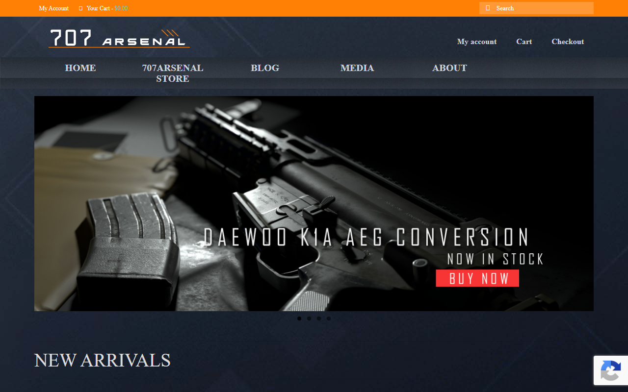 707arsenal.com screenshot