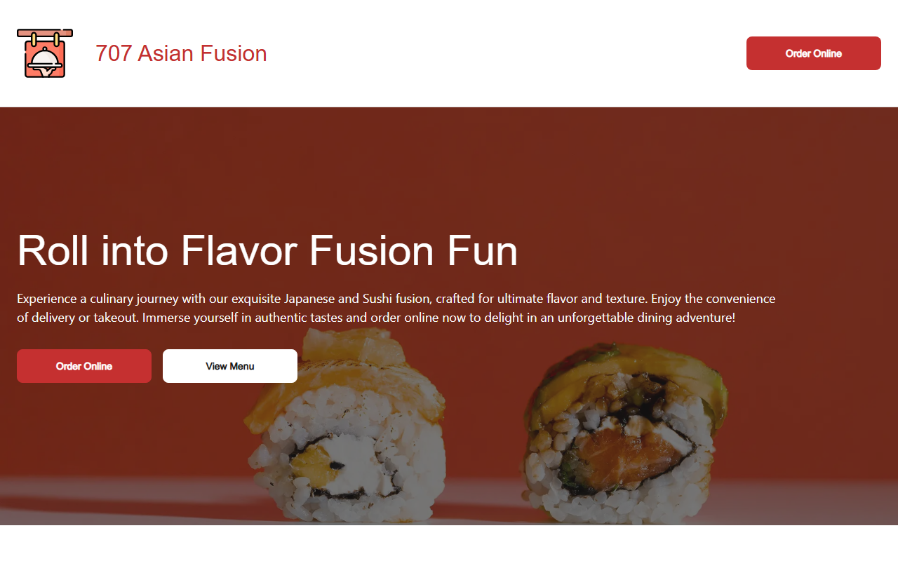 707asianfusionct.com screenshot