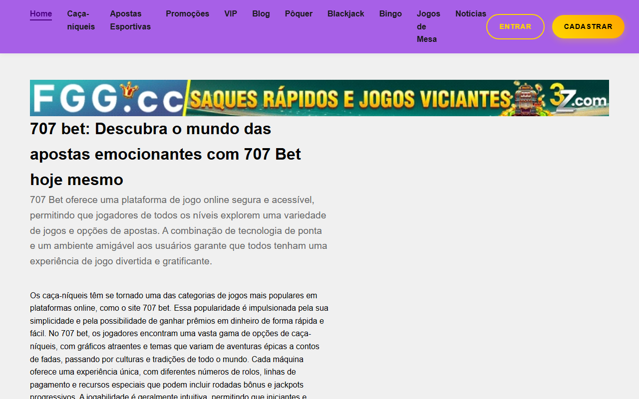707betsite.com screenshot