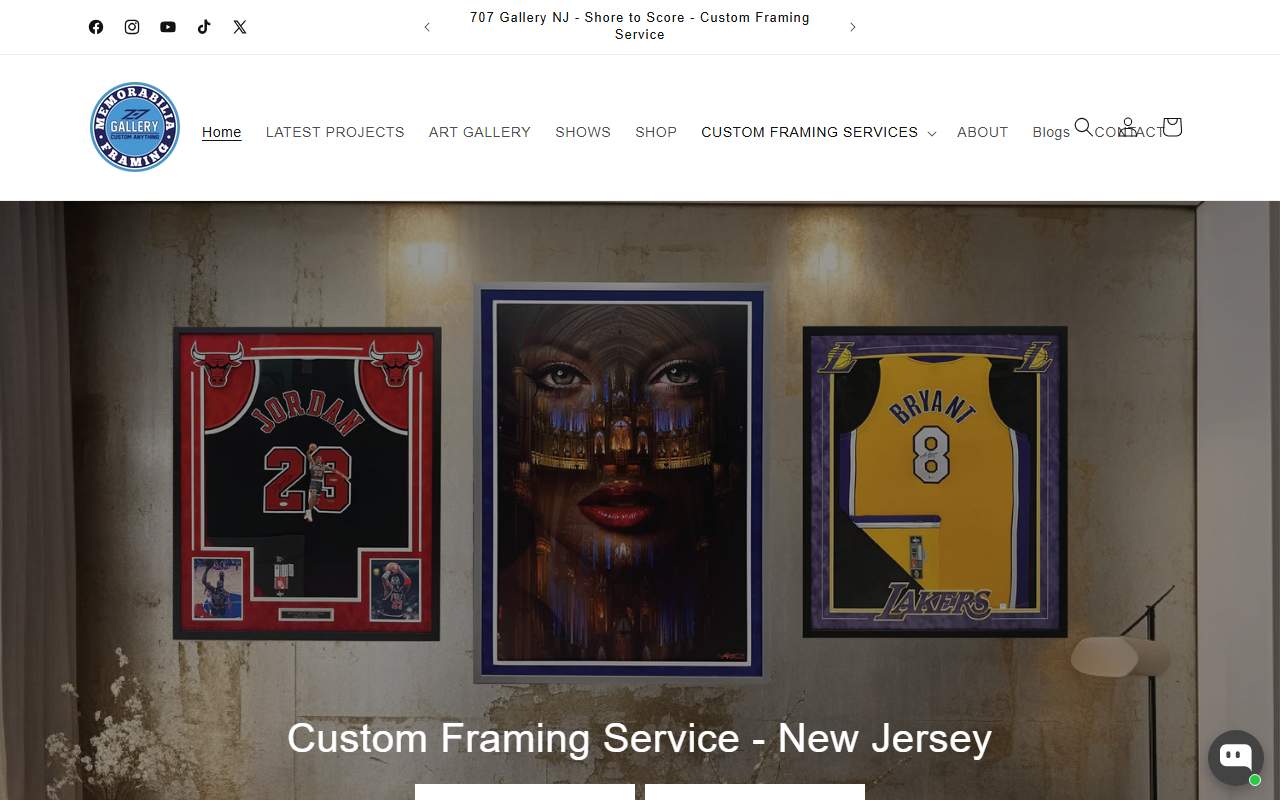 707gallery.com screenshot