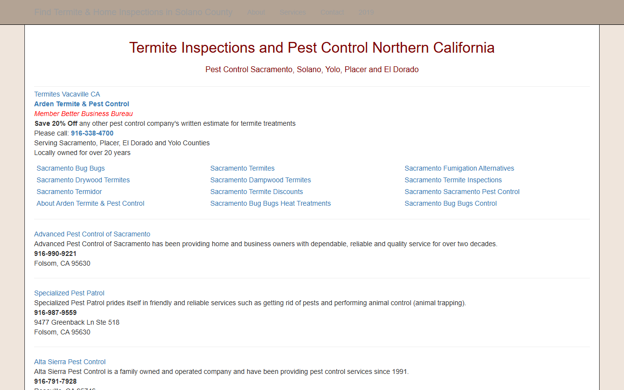 707inspect.com screenshot