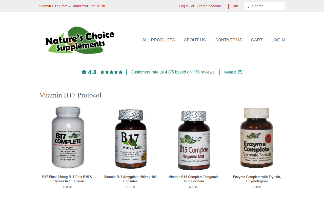 707natural.com screenshot