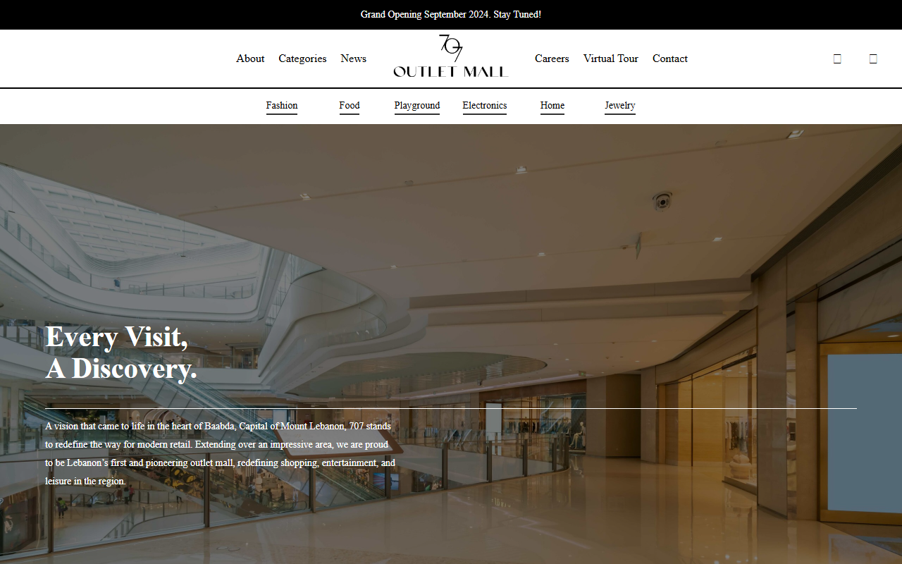 707outletmall.com screenshot