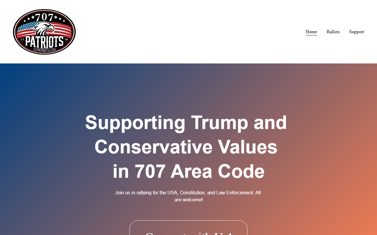 707patriots.com screenshot