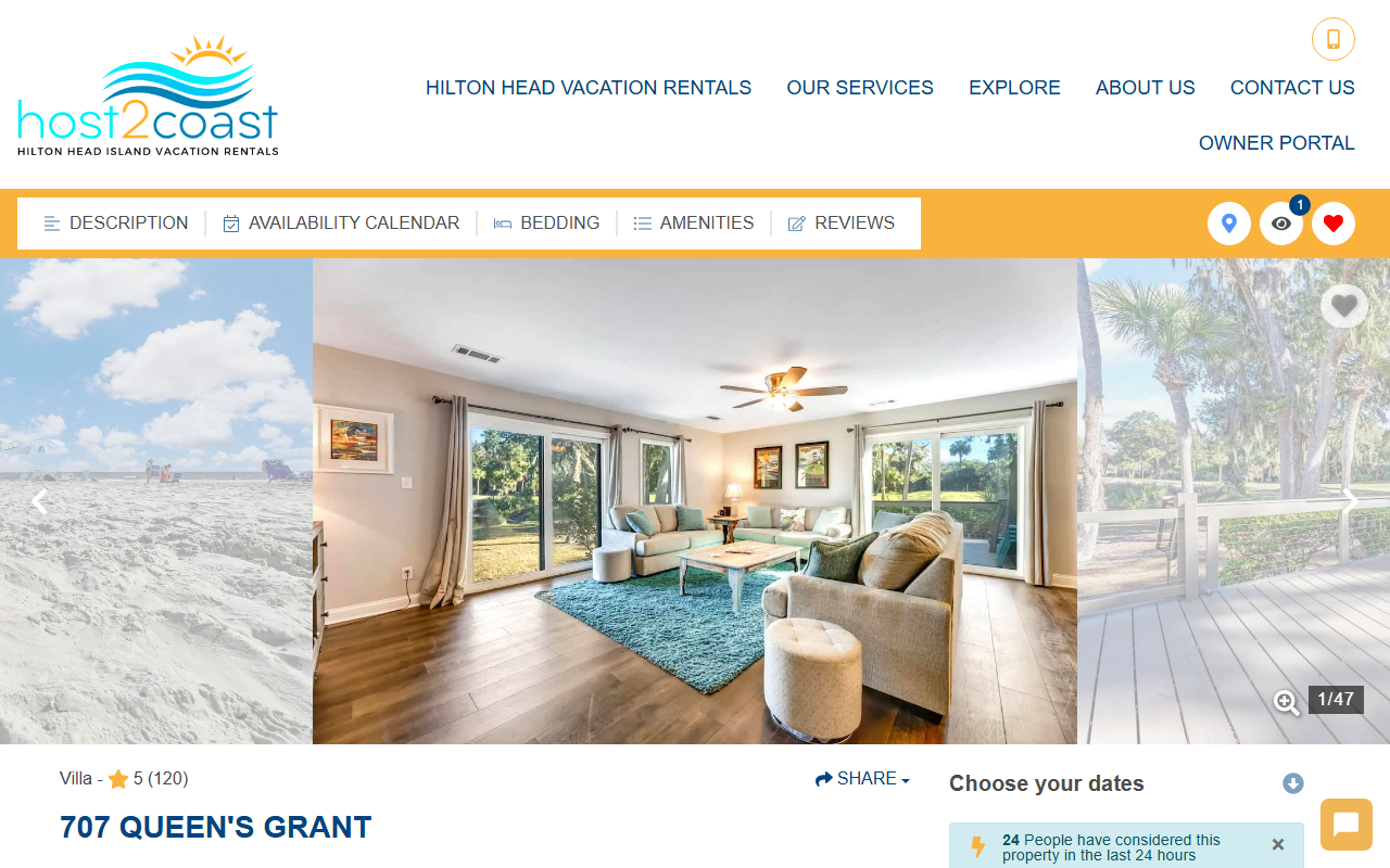 707queensgrant.com screenshot