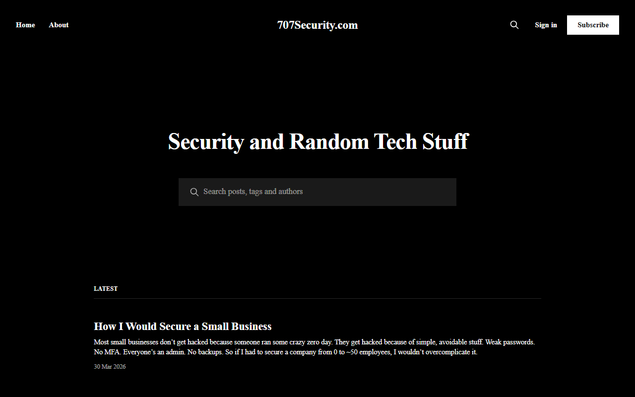 707security.com screenshot