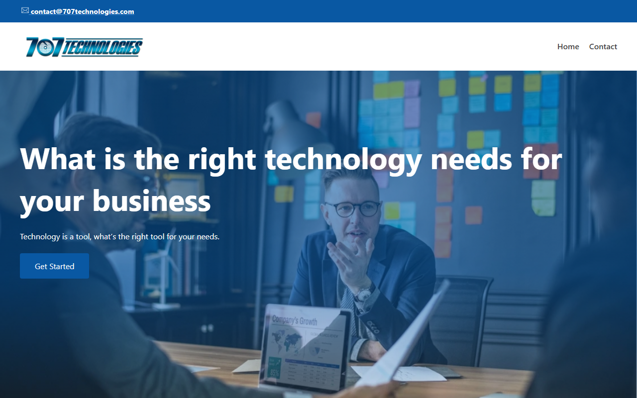 707technologies.com screenshot