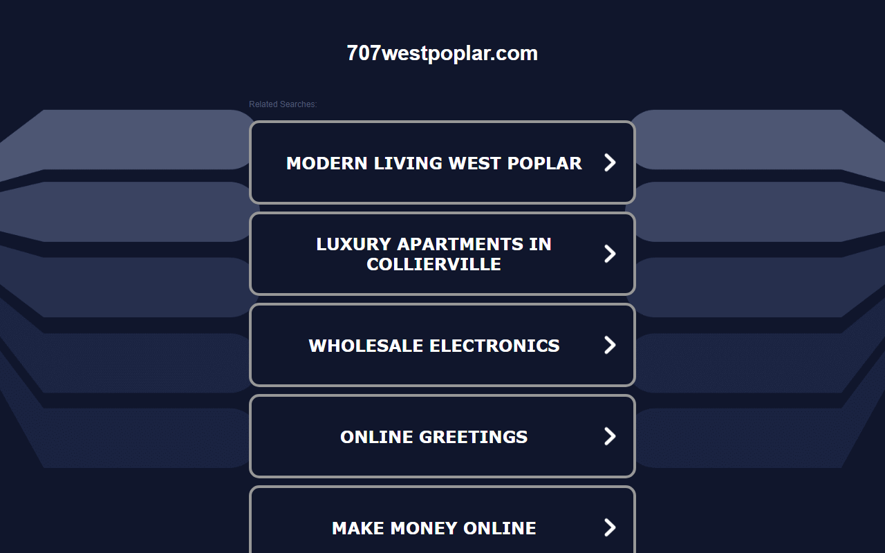 707westpoplar.com screenshot