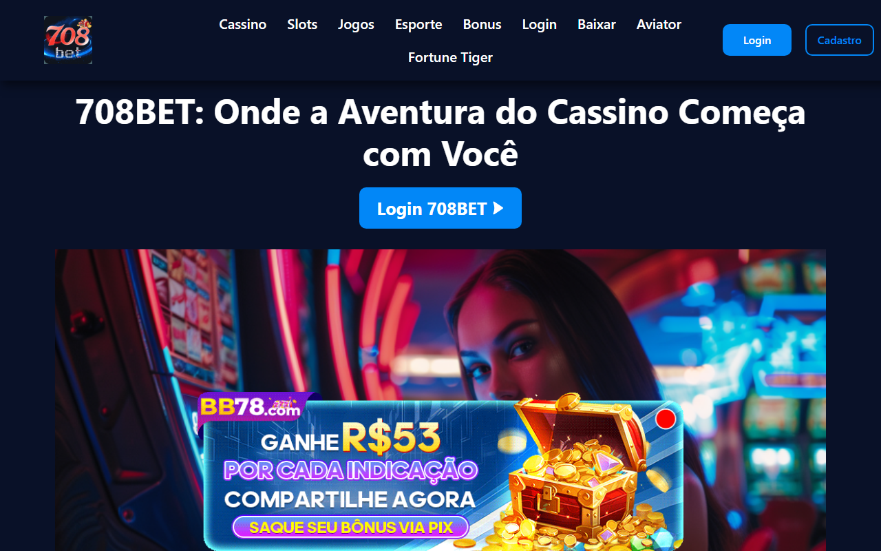 708betbrasil.com screenshot