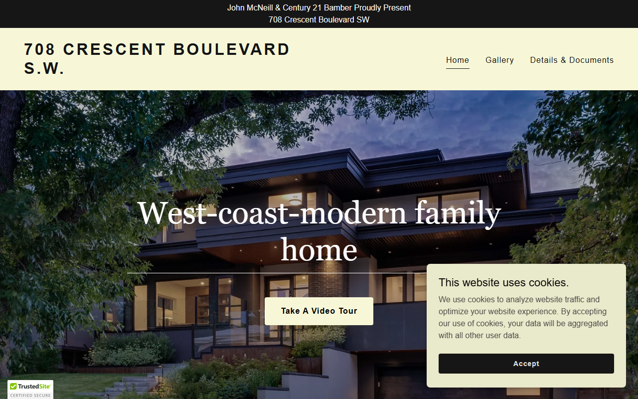 708crescent.com screenshot
