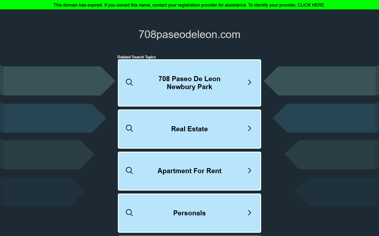 708paseodeleon.com screenshot