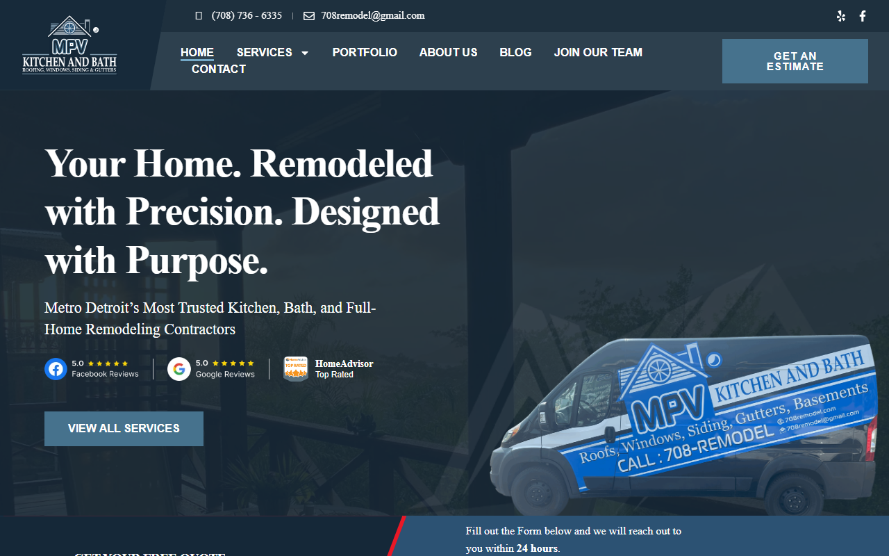 708remodel.com screenshot