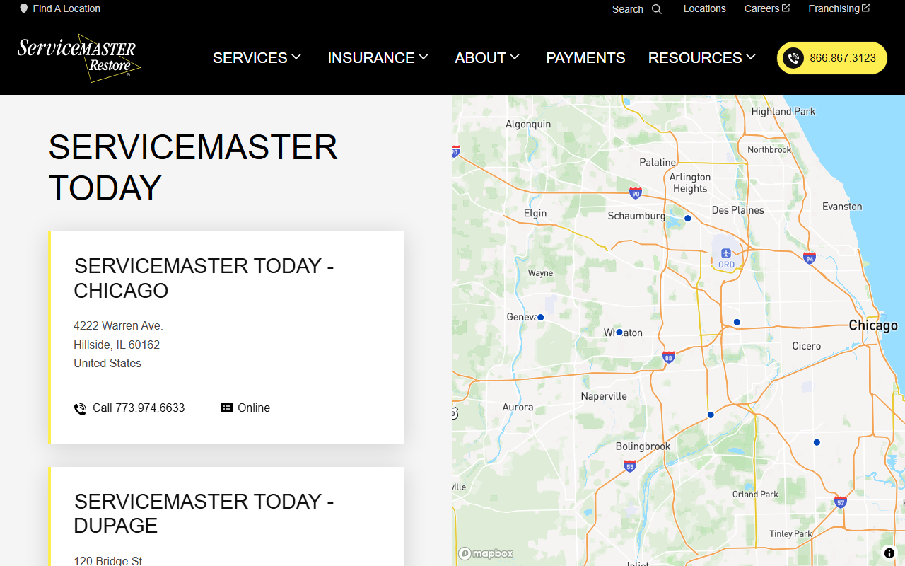708restore.com screenshot