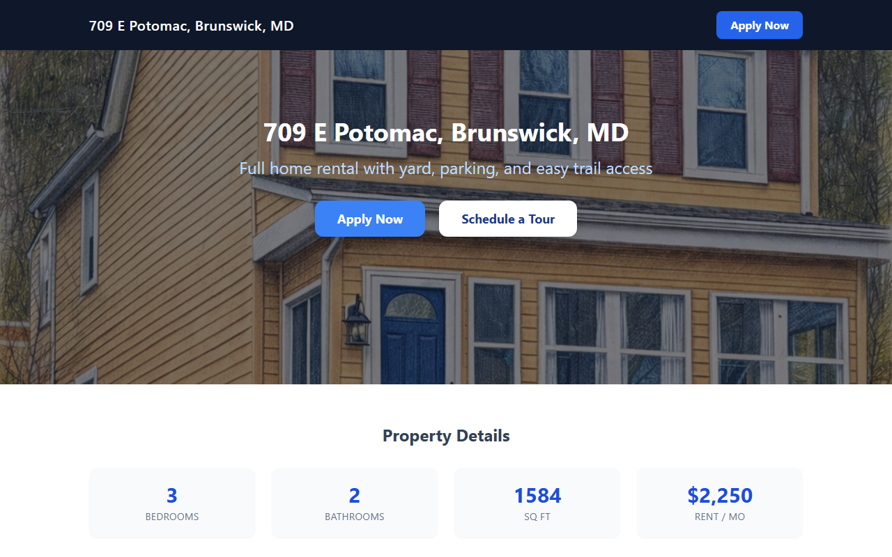 709potomac.com screenshot