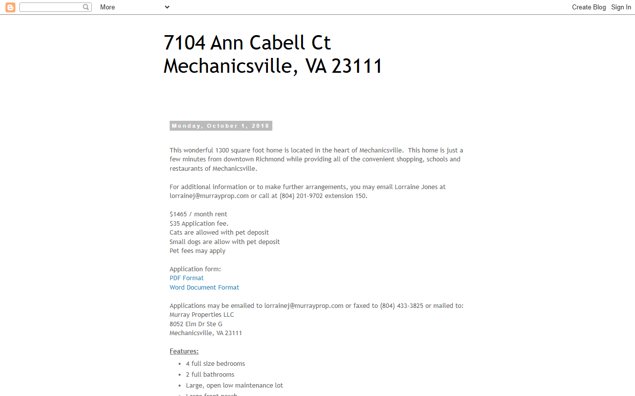 7104anncabellct.com screenshot