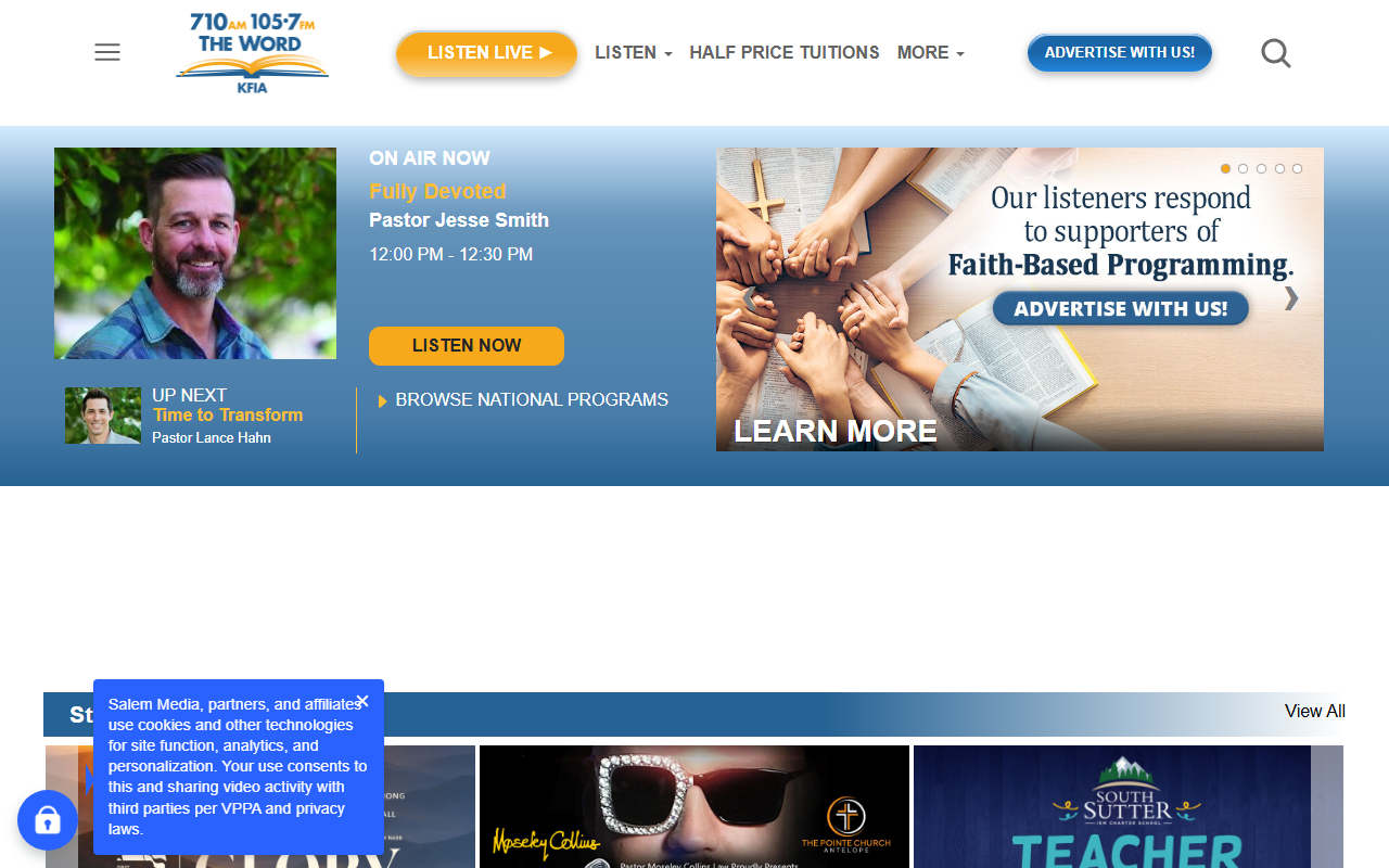 710amtheword.com screenshot