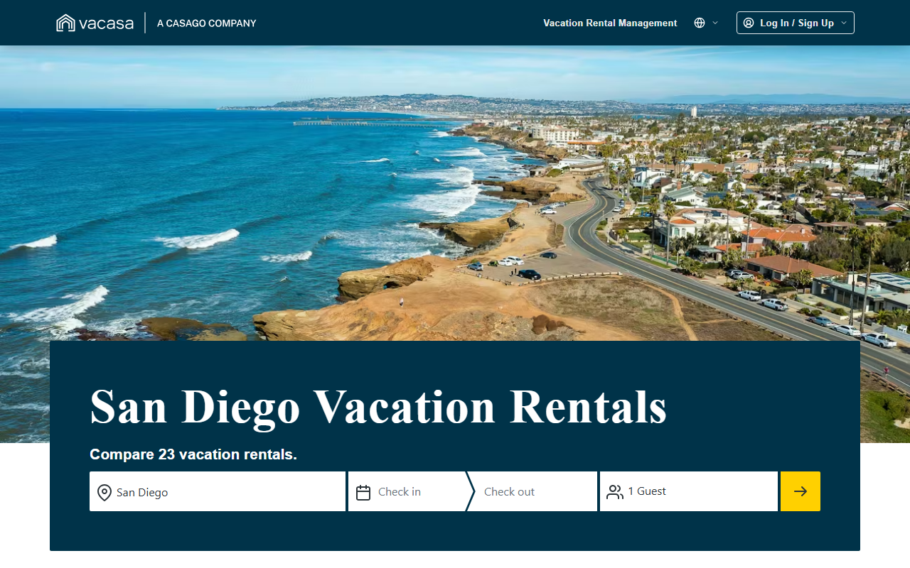 710beachrental.com screenshot