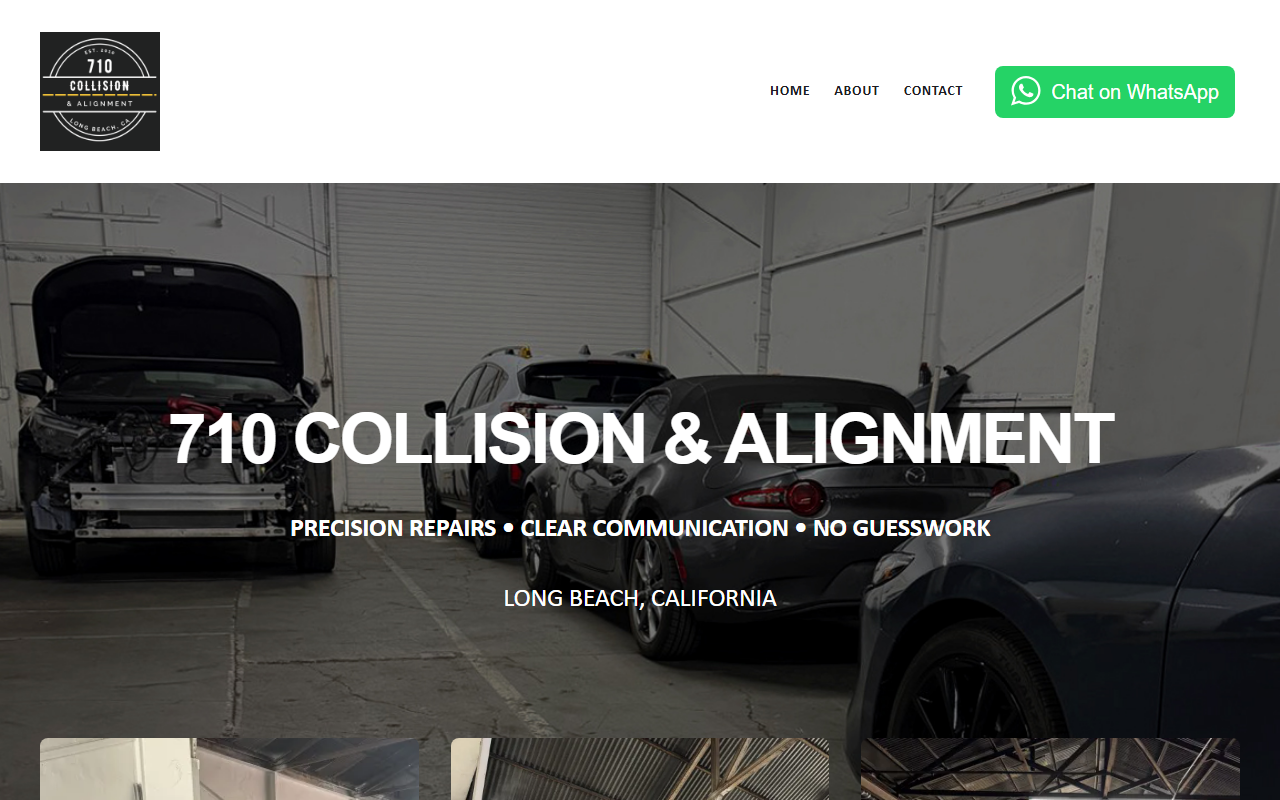 710collision.com screenshot