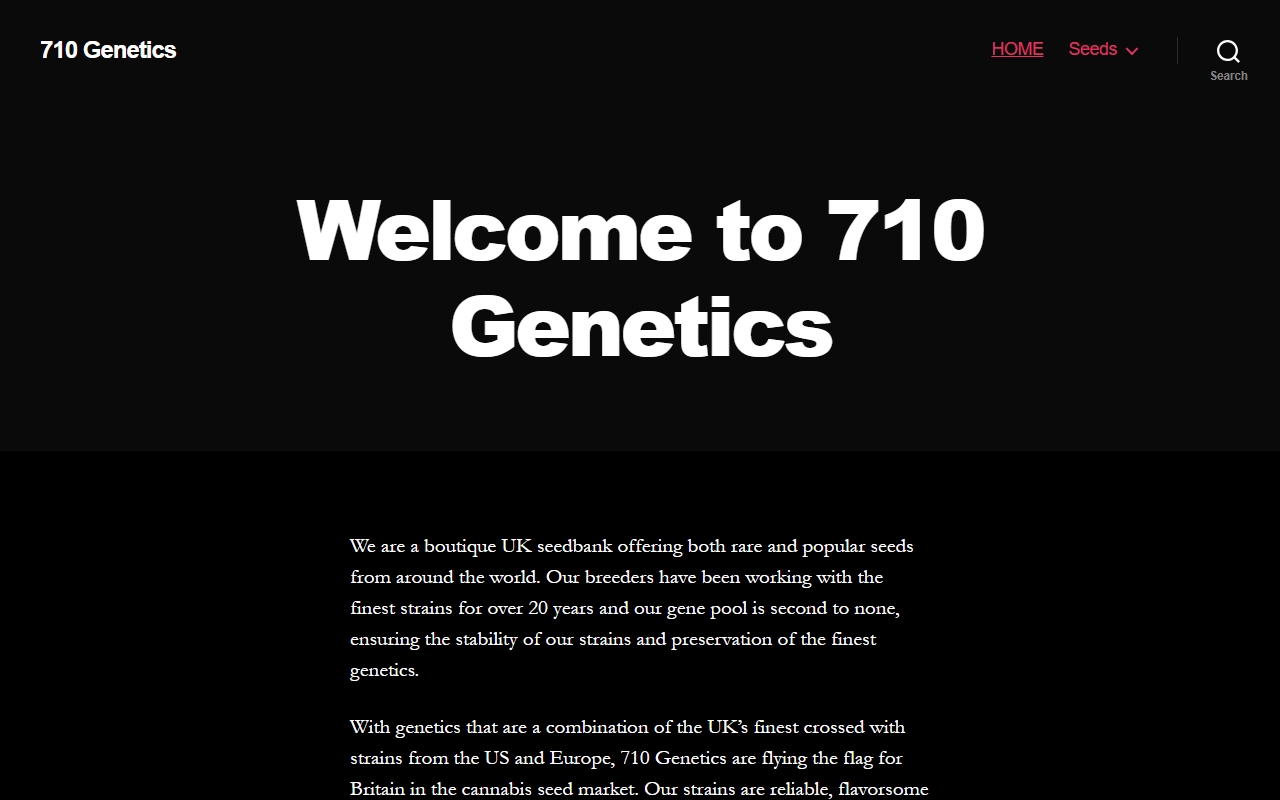 710genetics.com screenshot