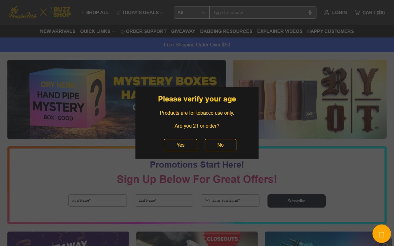 710hoenybeeherb.com screenshot