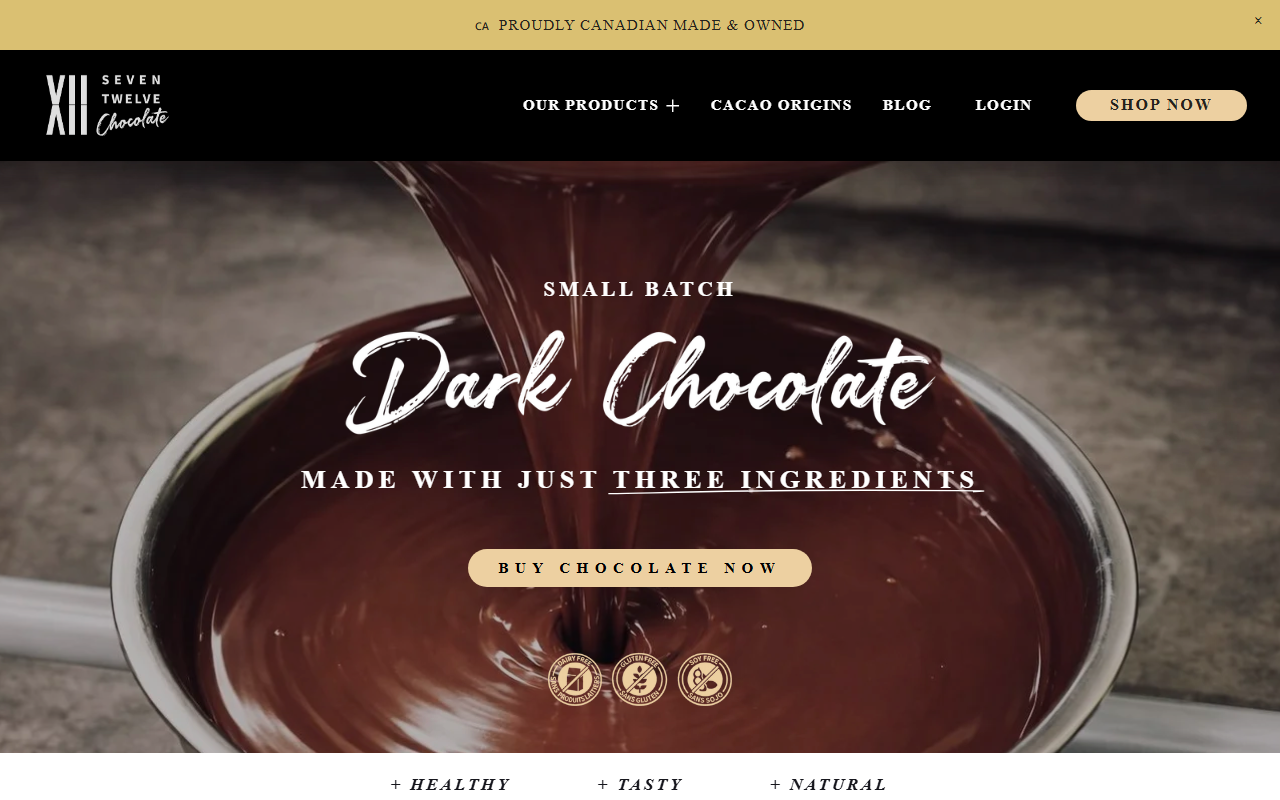 712chocolate.com screenshot