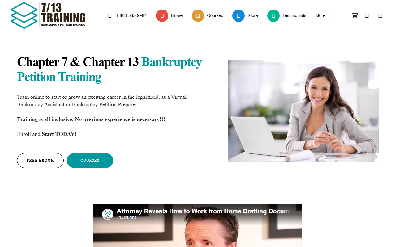 713-training.com screenshot