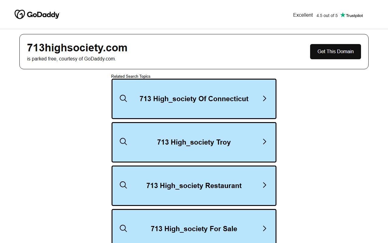 713highsociety.com screenshot