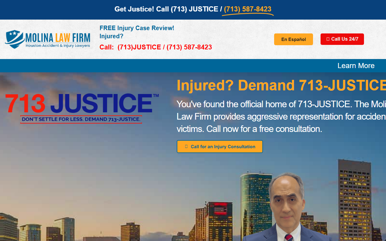 713justice.com screenshot