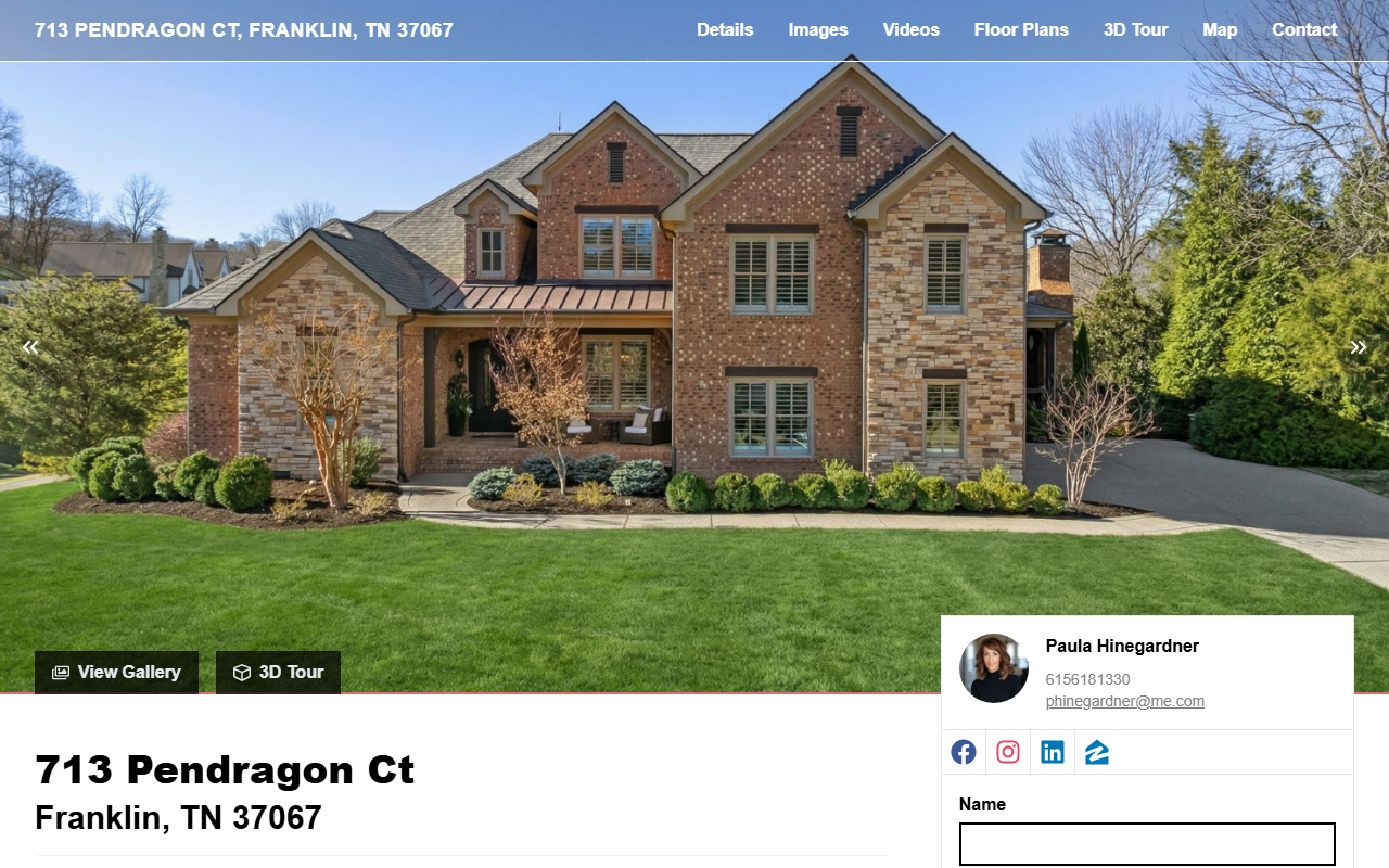 713pendragonct.com screenshot