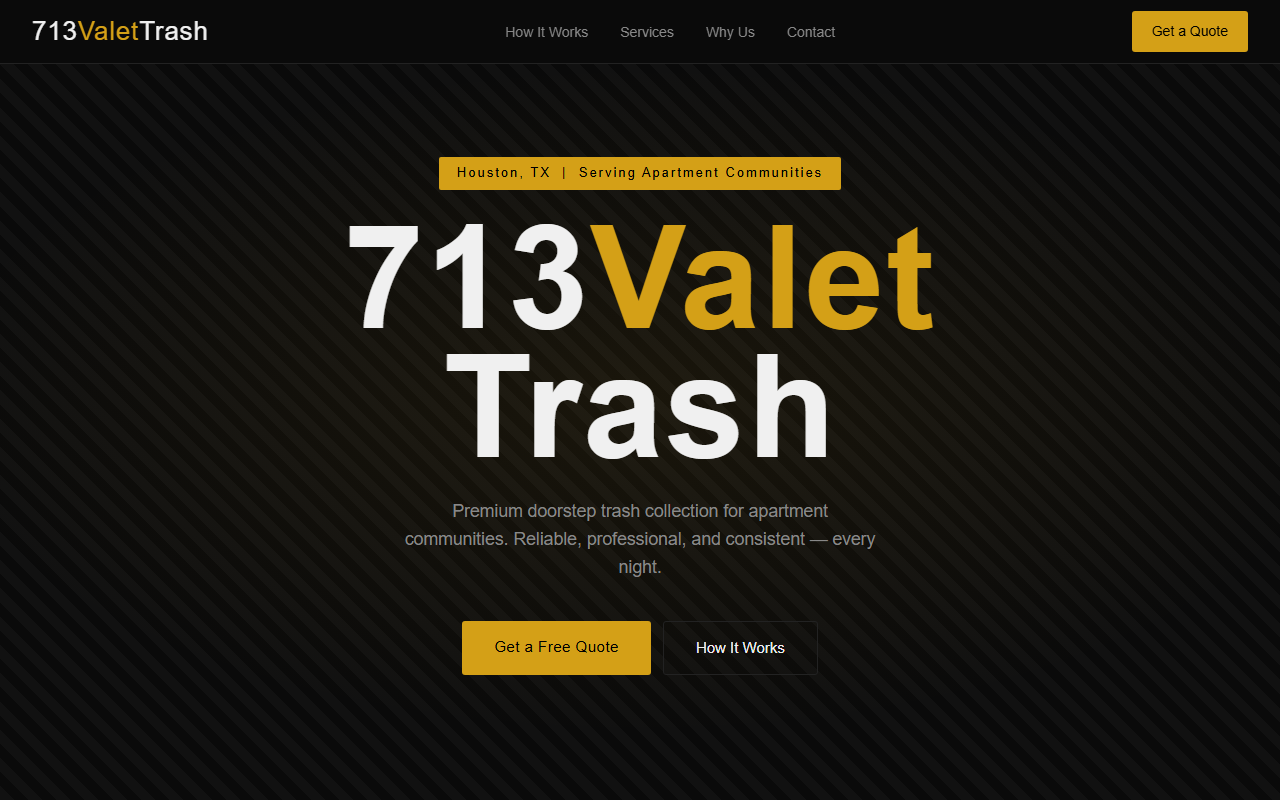 713valettrash.com screenshot