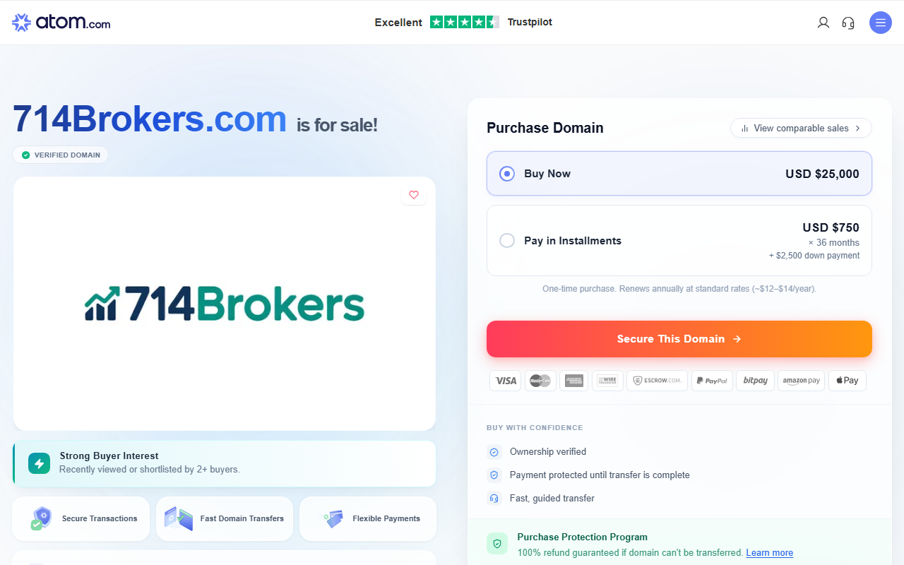 714brokers.com screenshot