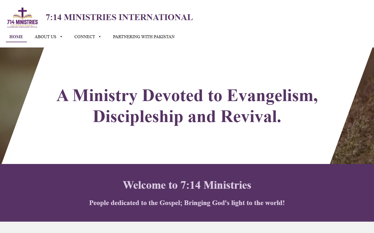 714ministries.com screenshot