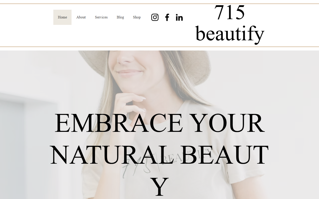 715beautify.com screenshot