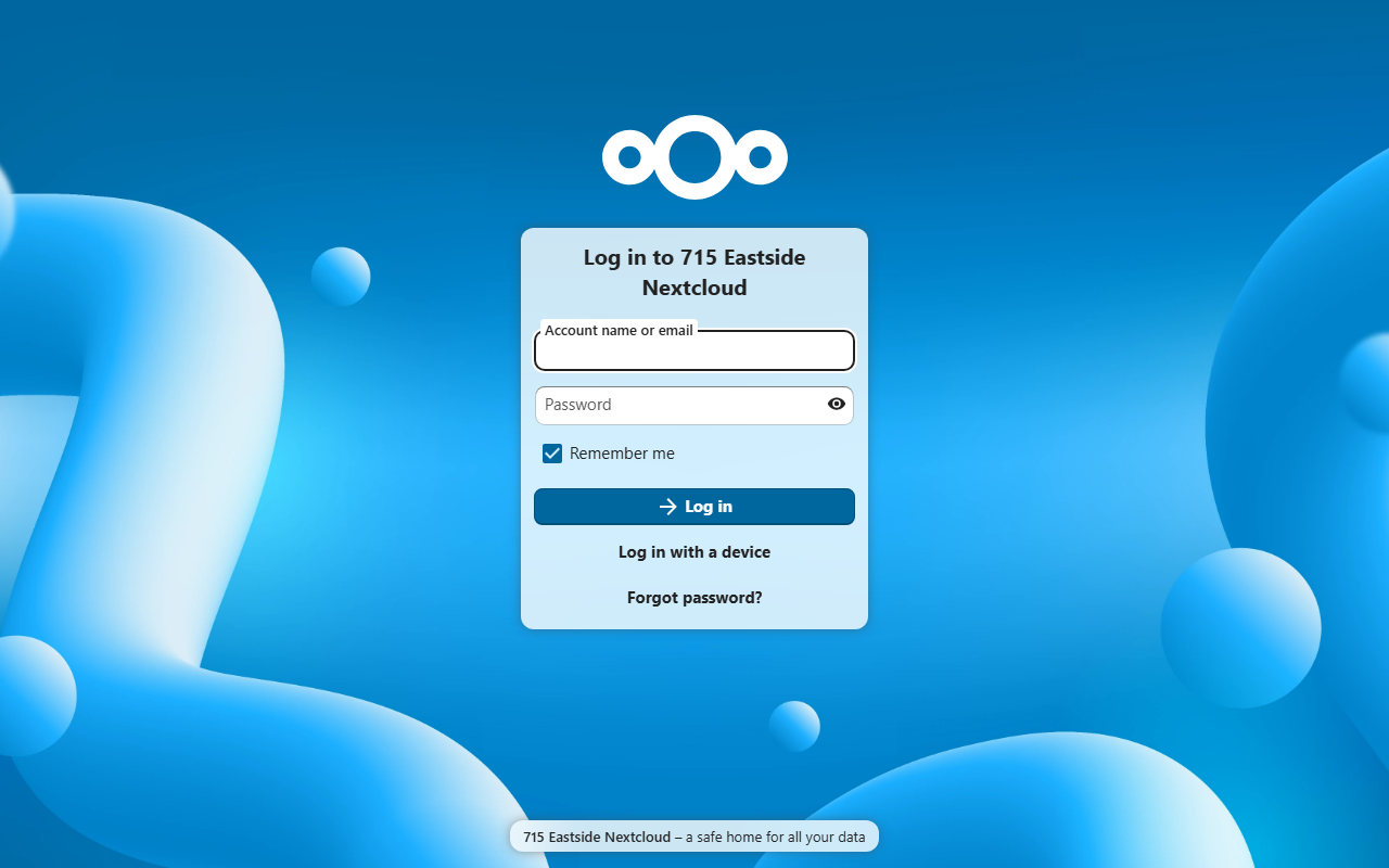 715nextcloud.com screenshot