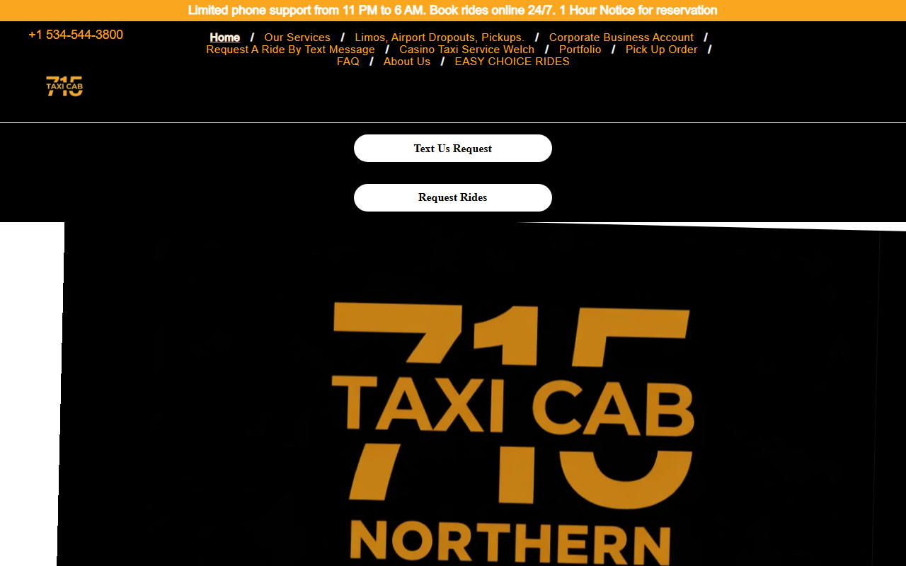 715taxicab.com screenshot
