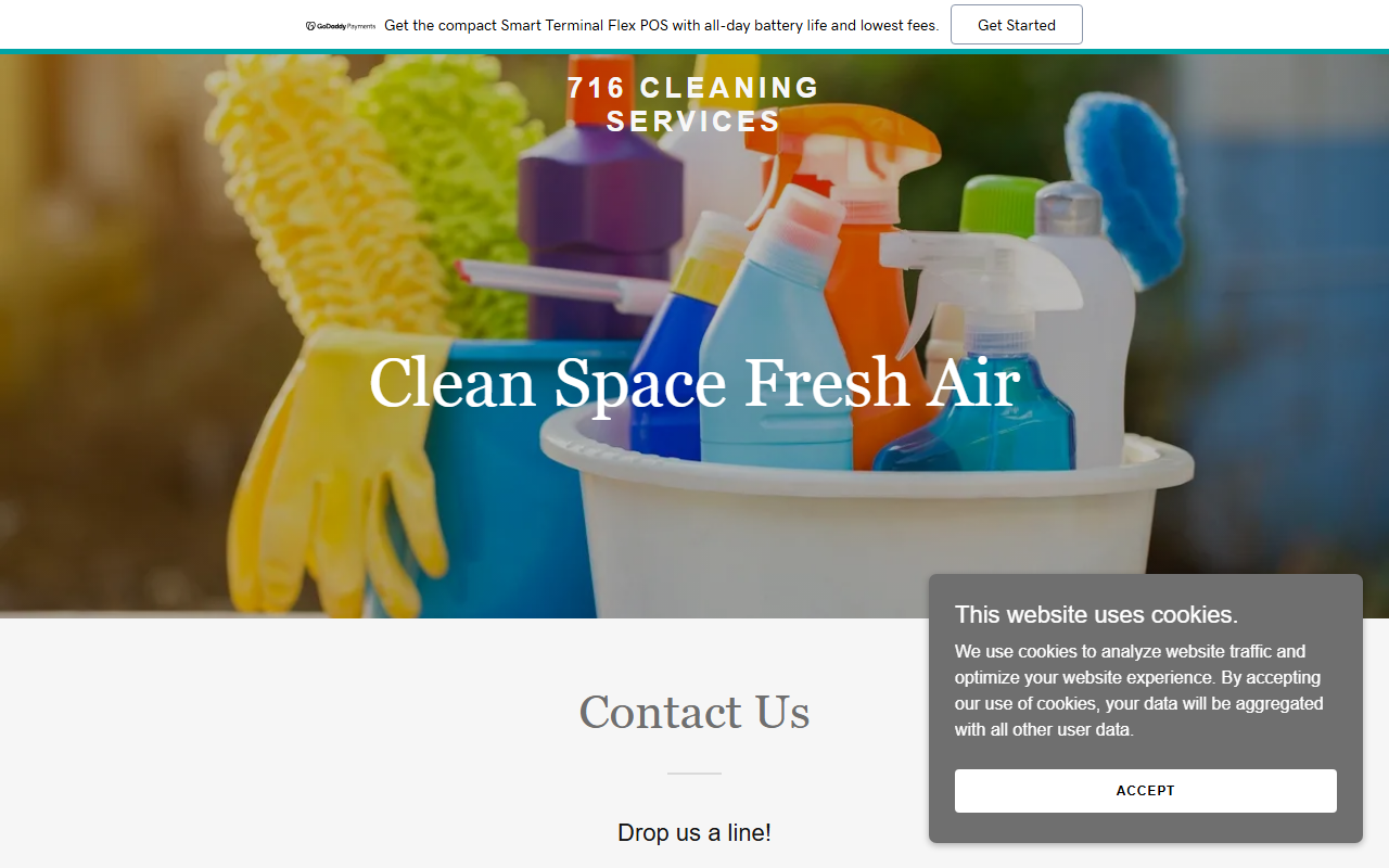 716-cleaning.com screenshot