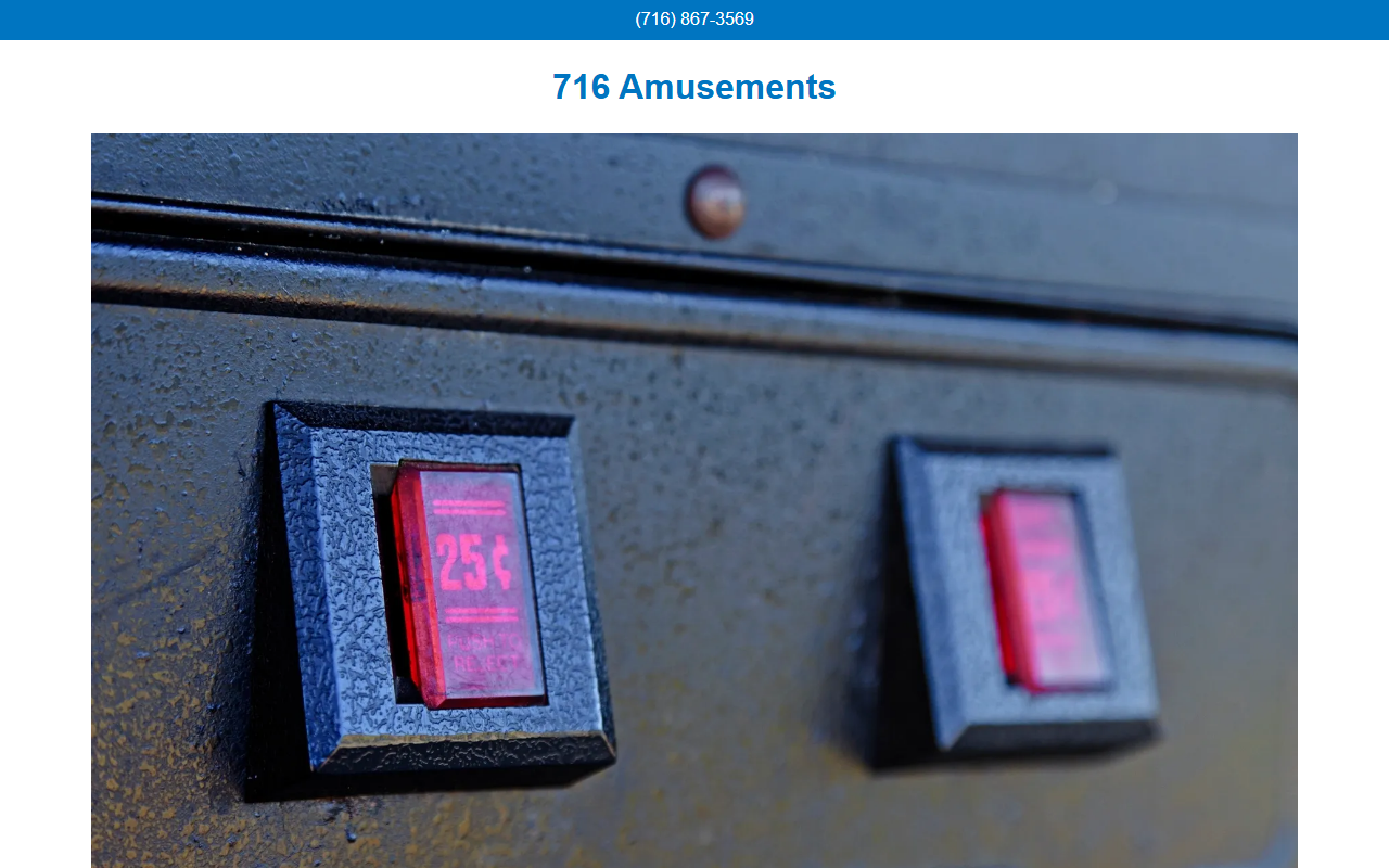 716amusements.com screenshot