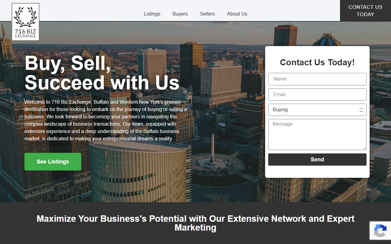 716bizexchange.com screenshot