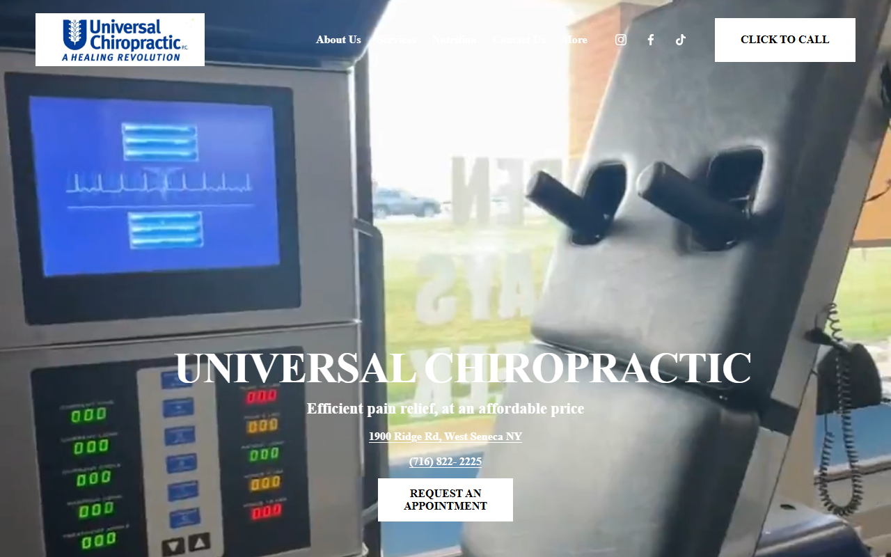 716chiropractics.com screenshot