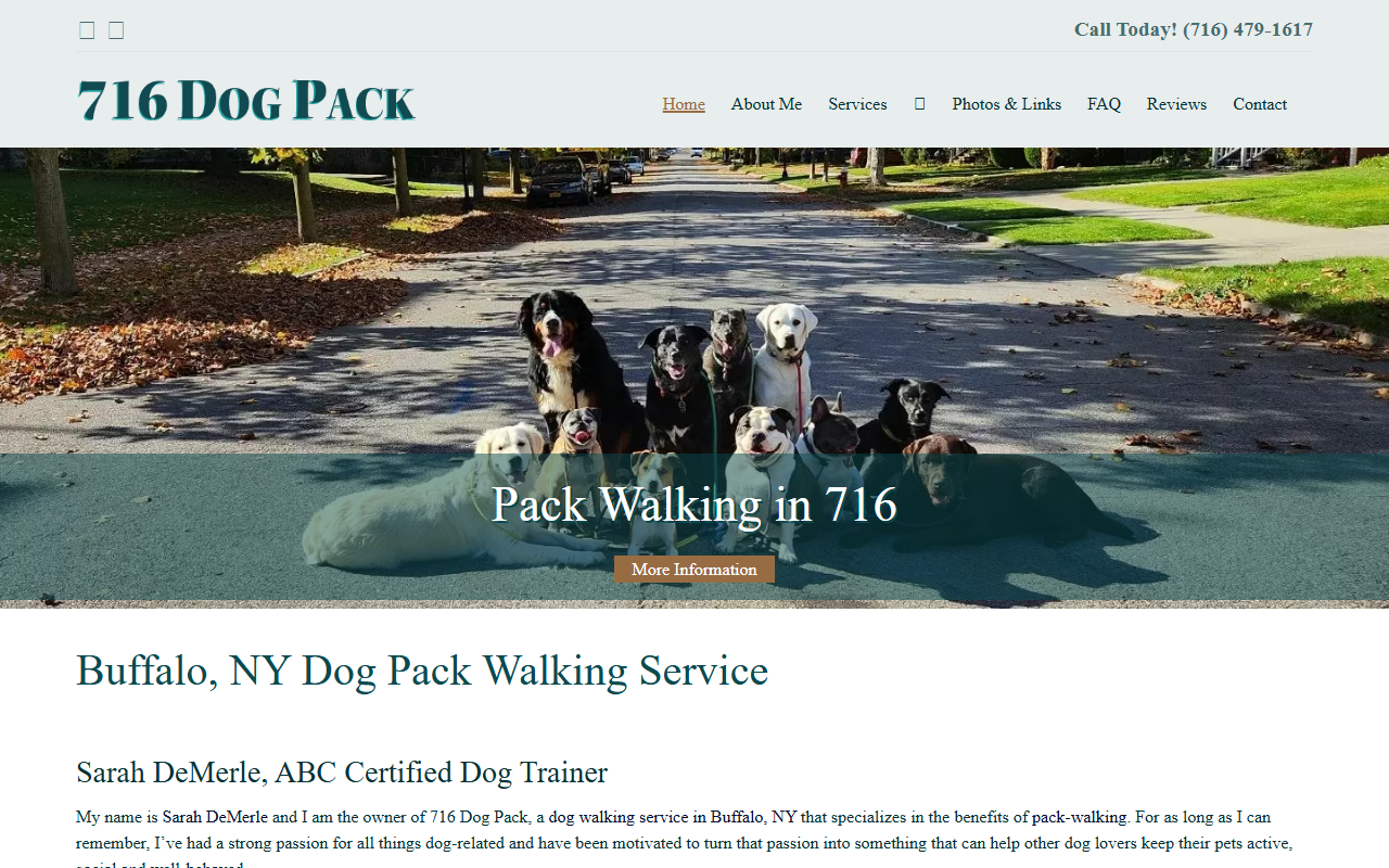 716dogpack.com screenshot