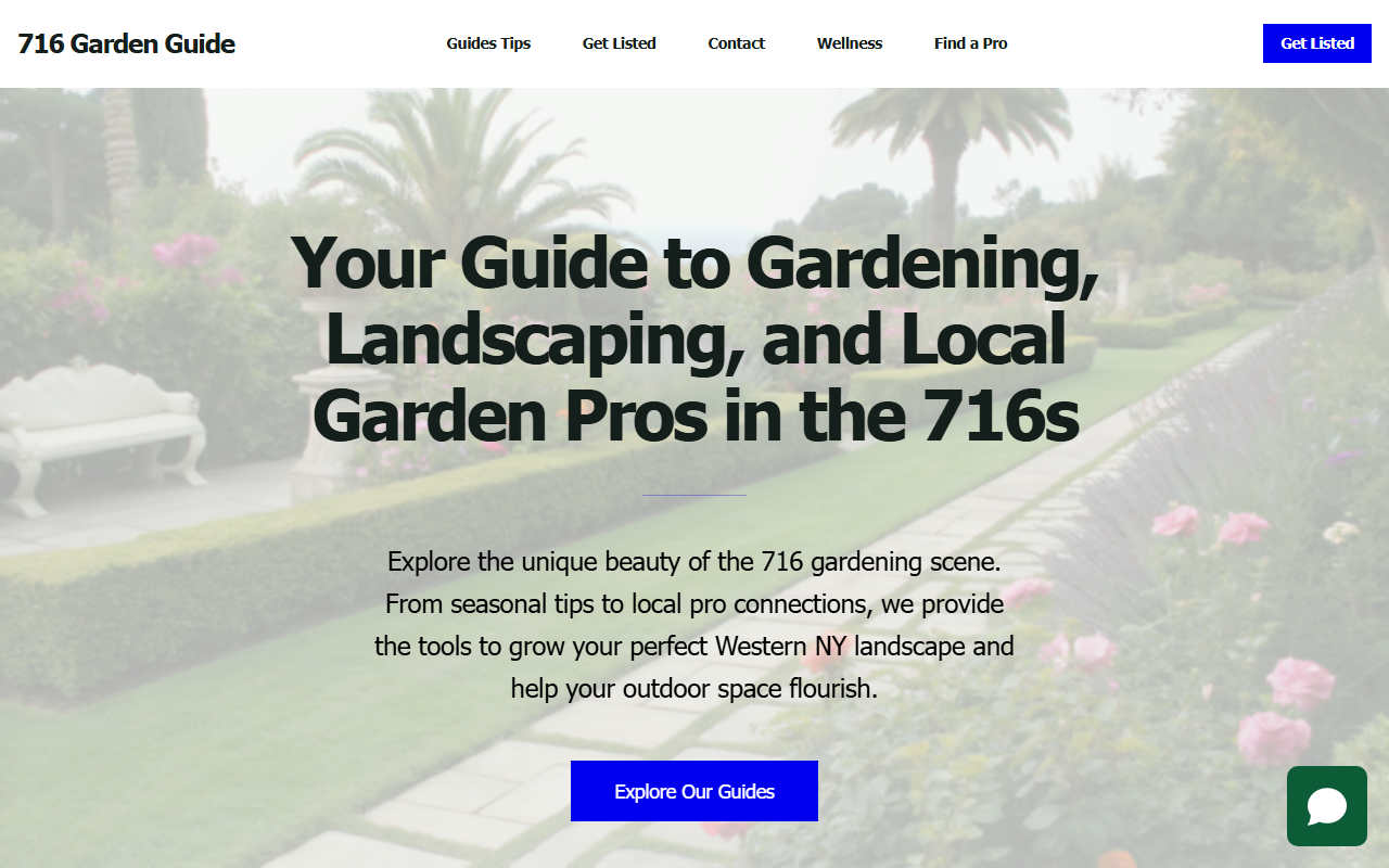 716gardenguide.com screenshot
