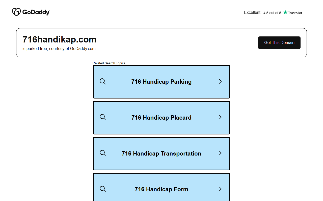 716handikap.com screenshot