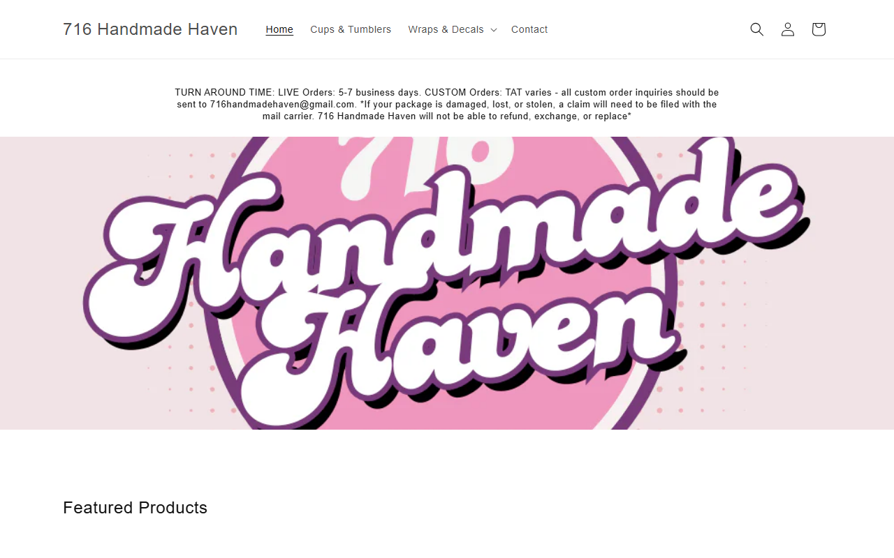 716handmadehaven.com screenshot