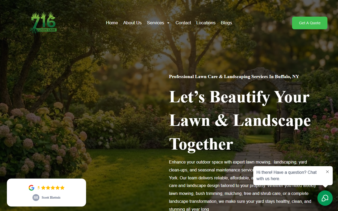 716lawncare.com screenshot