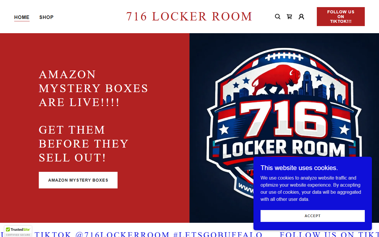 716lockerroom.com screenshot