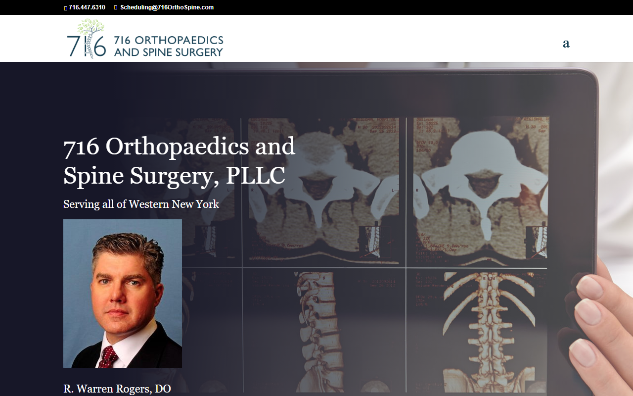 716orthospine.com screenshot
