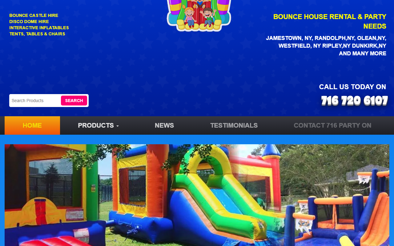 716partyon.com screenshot