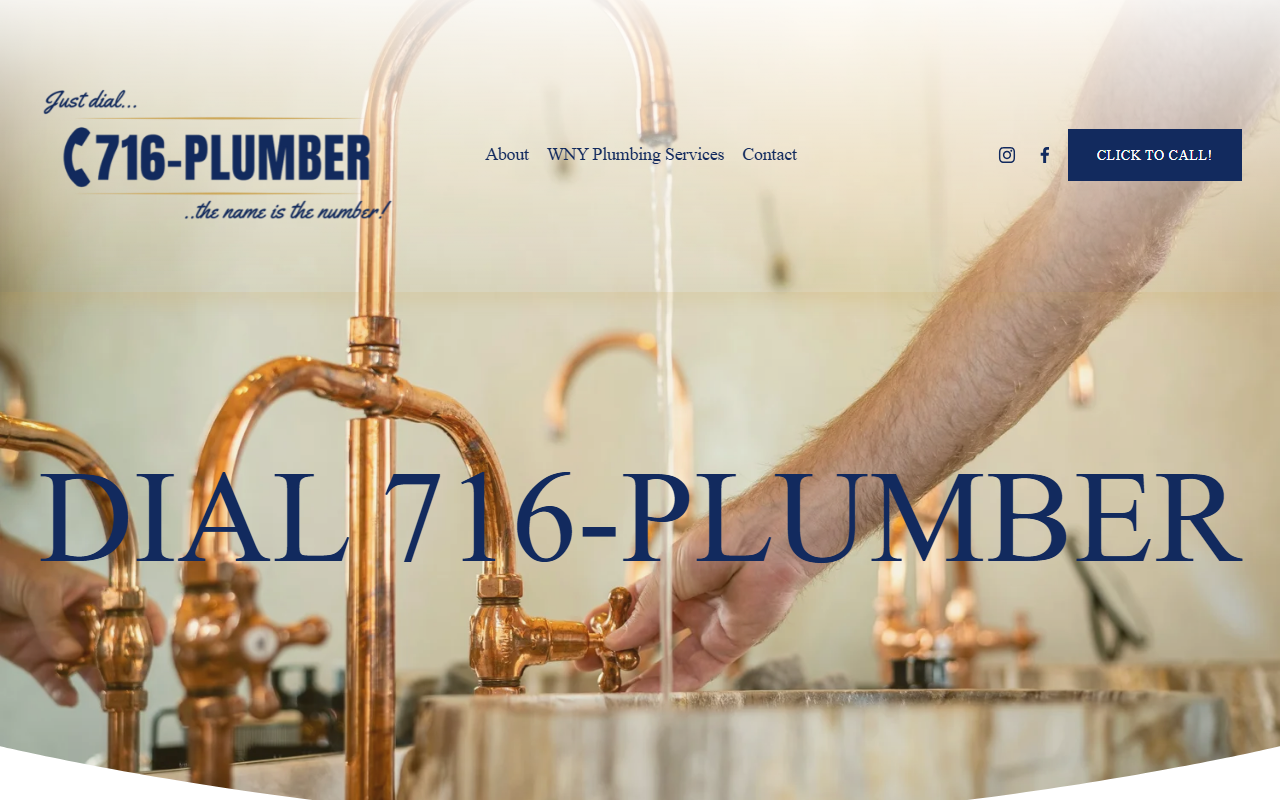 716plumber.com screenshot