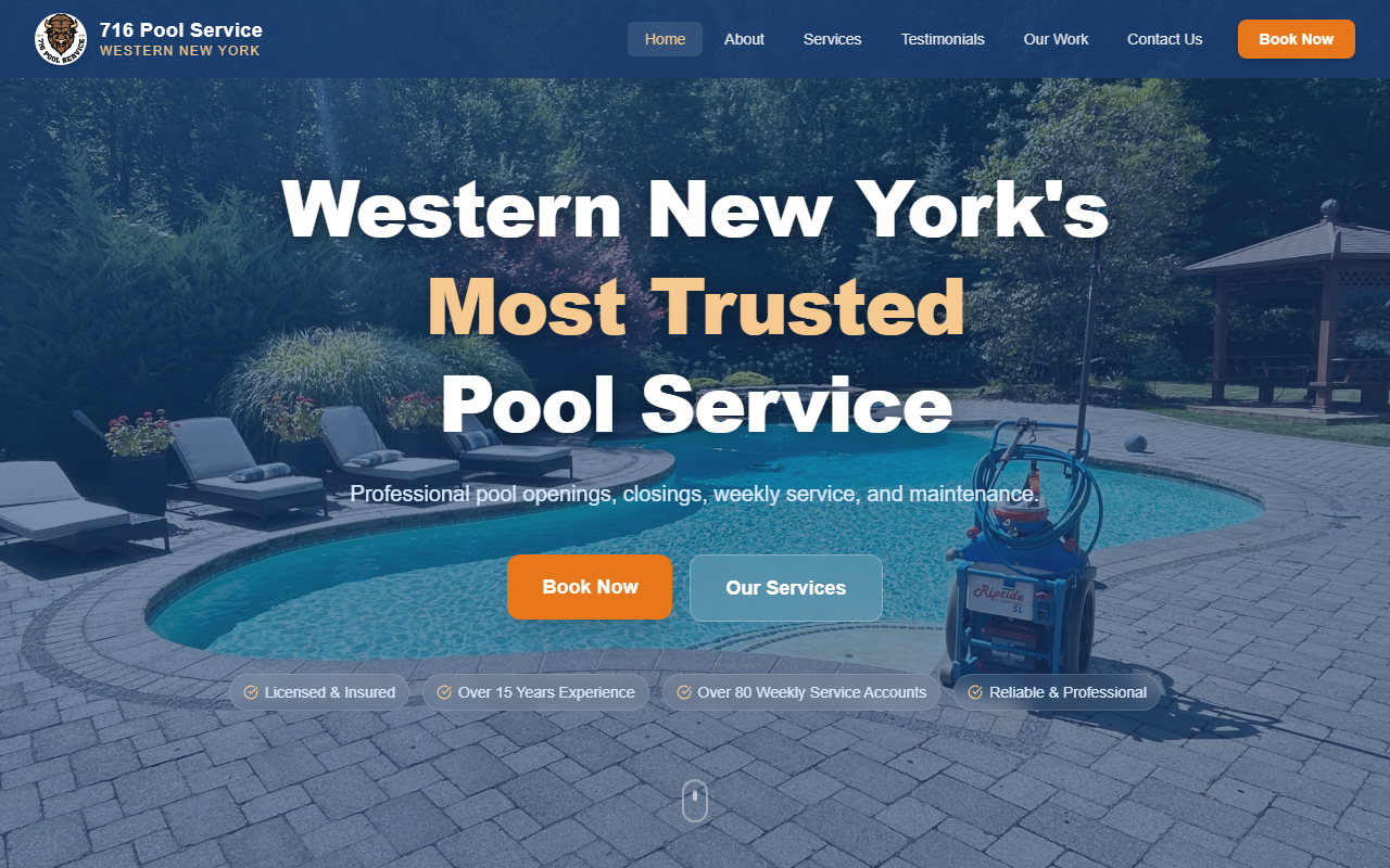 716poolservice.com screenshot